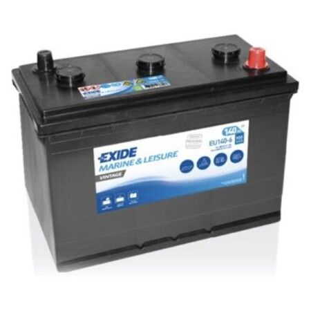 Batterie Exide Vintage EU140-6 6V 140Ah 900A, vue trois quarts